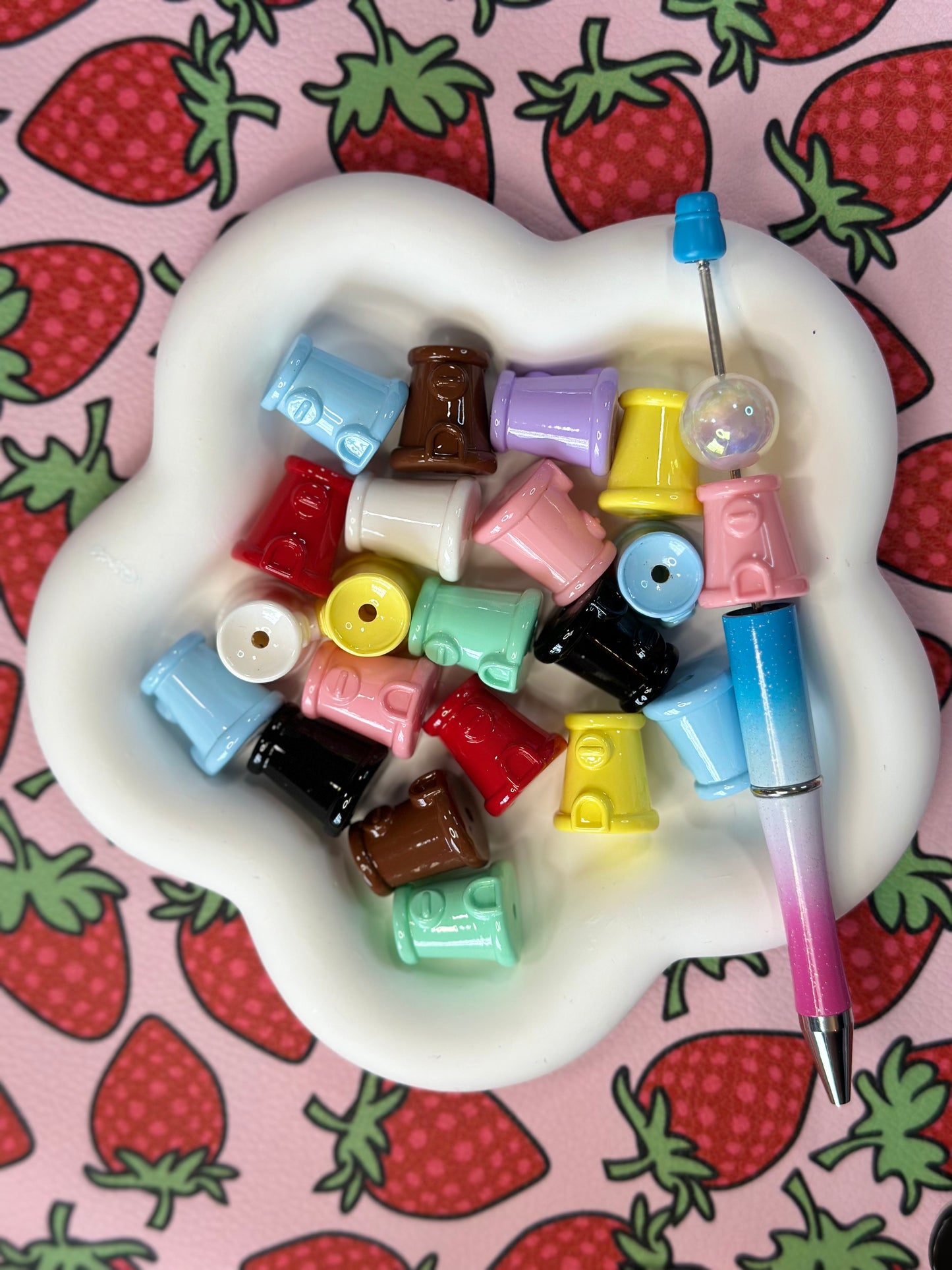 Gumball Machine Colorful Beads