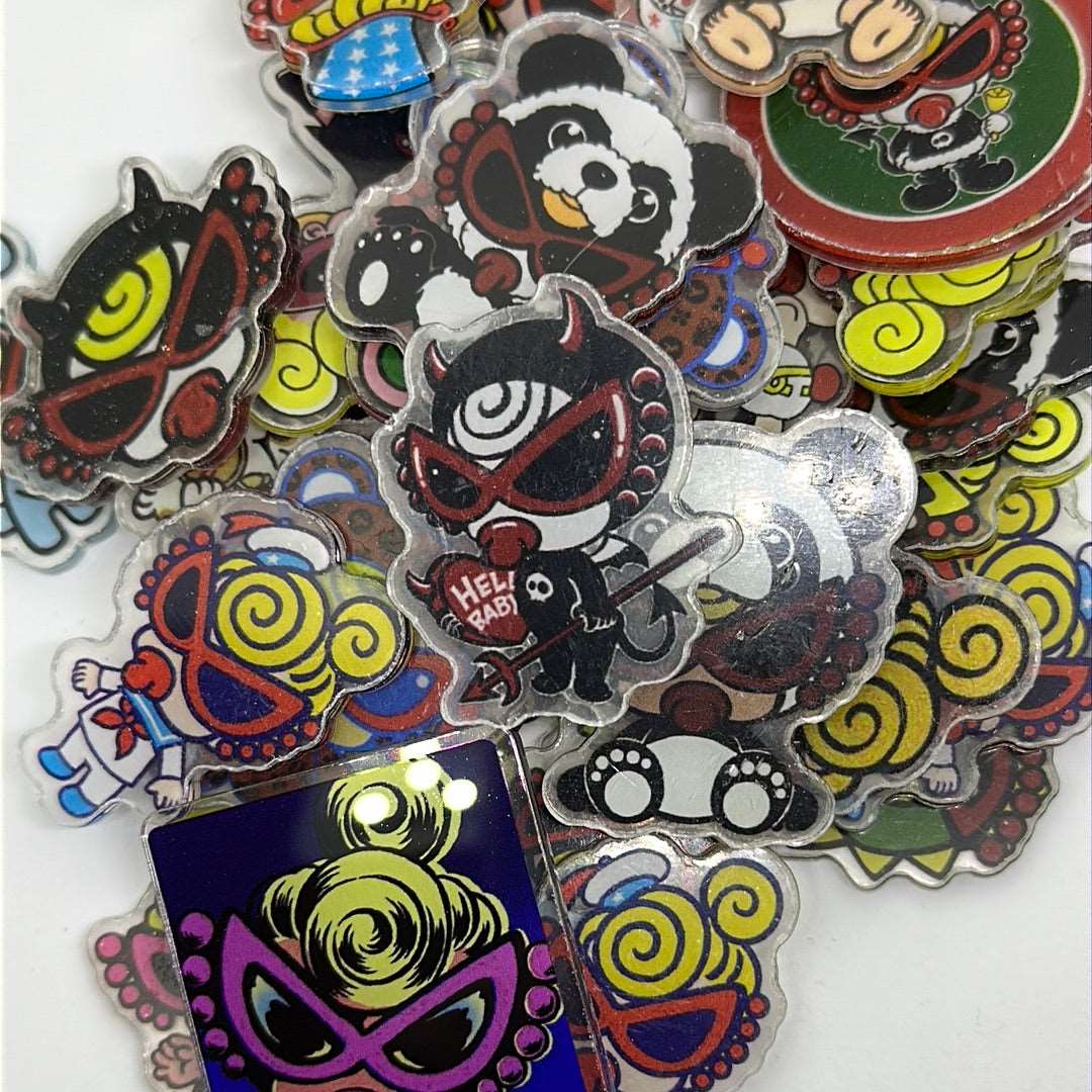 Acrylic Charms for DIY |Funky Baby Theme | 10 pieces - Envoga Handbags