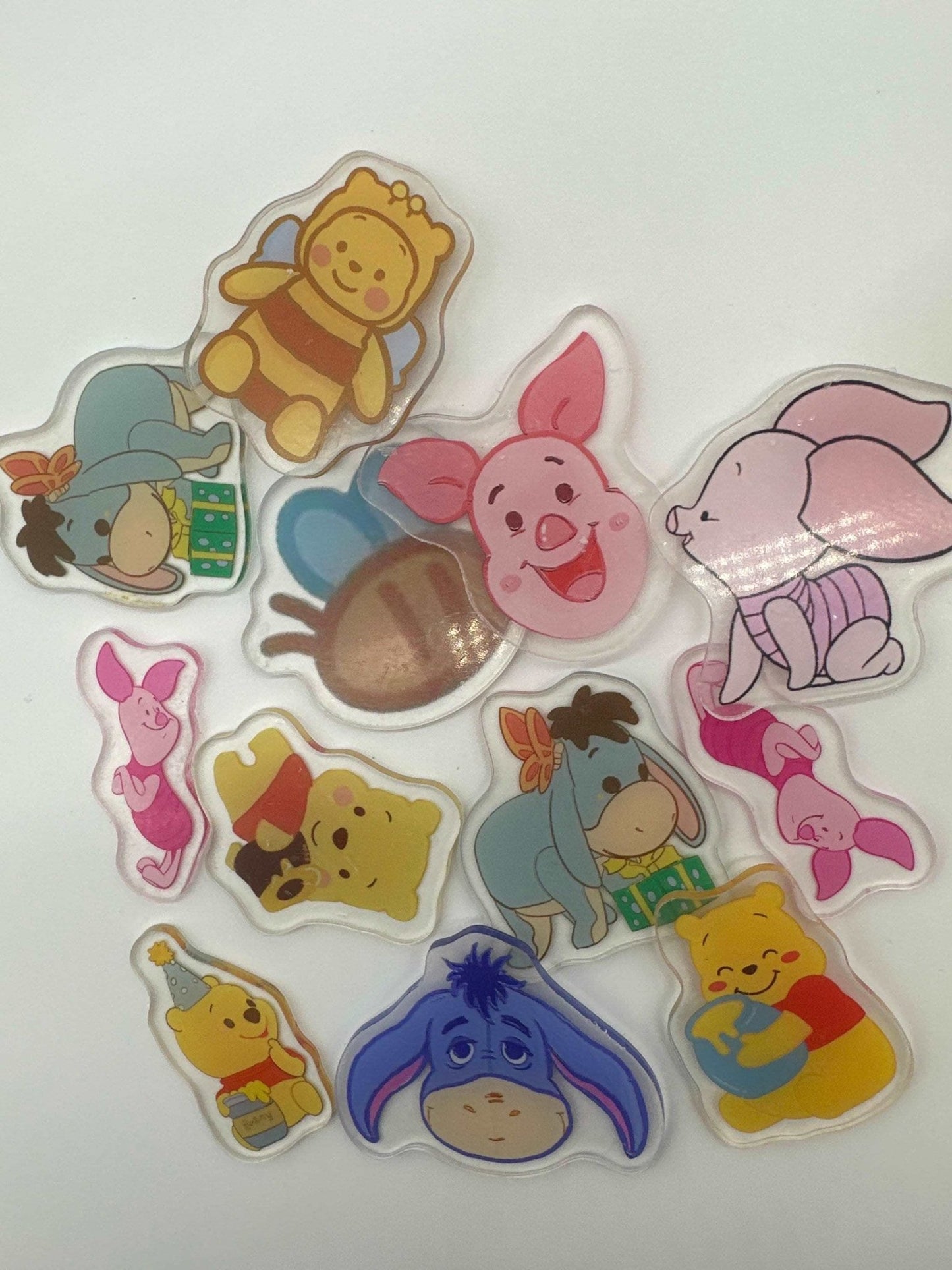 Acrylic Charms for DIY |Honey Bear Theme | 12 pieces - Envoga Handbags