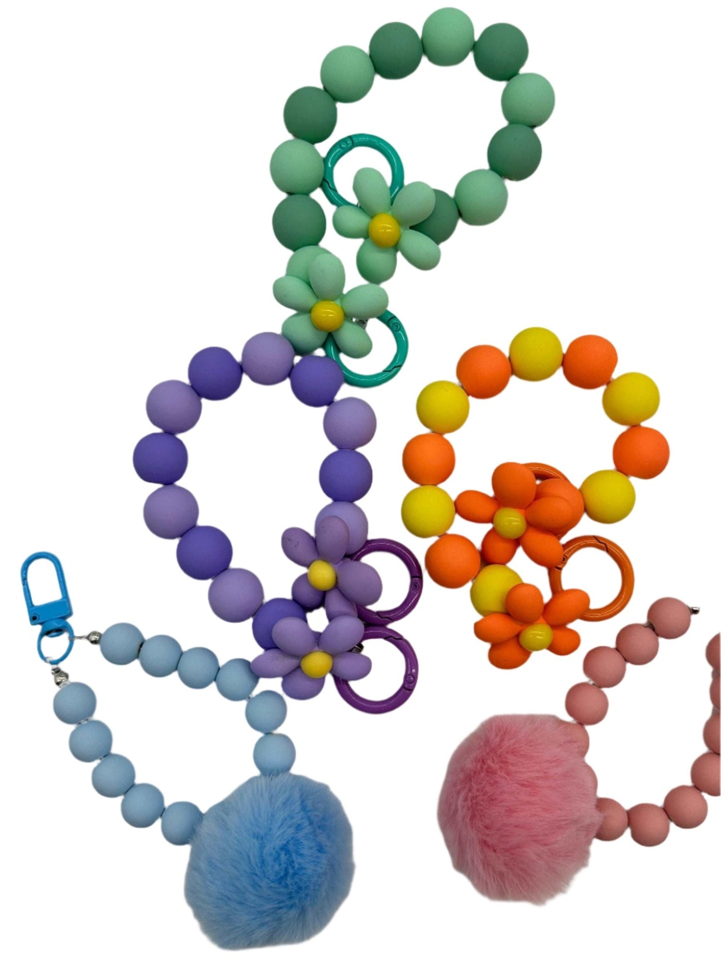 Beaded Keychains & Charms – Perfect Gift for Daughters & Girlfriends | Flower & Purse Charms - Envoga Handbags