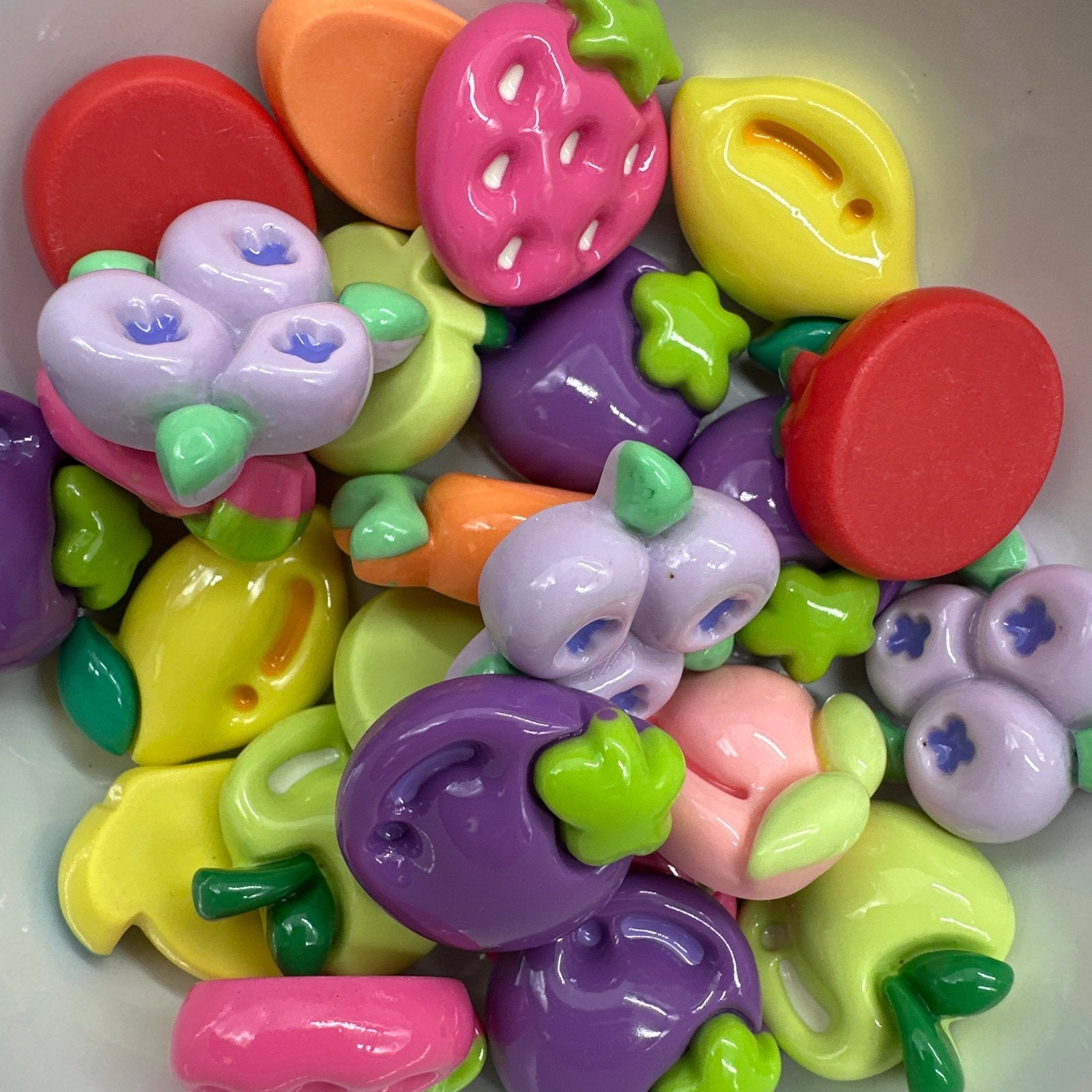 Chubby Fruit Resin Charms for Crafts and DIY – Minty Crafts