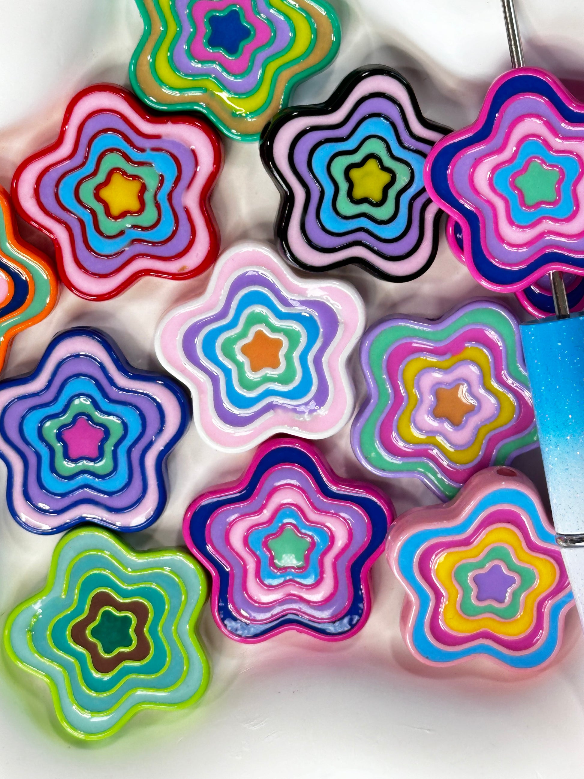 Colorful Star Shape Beads