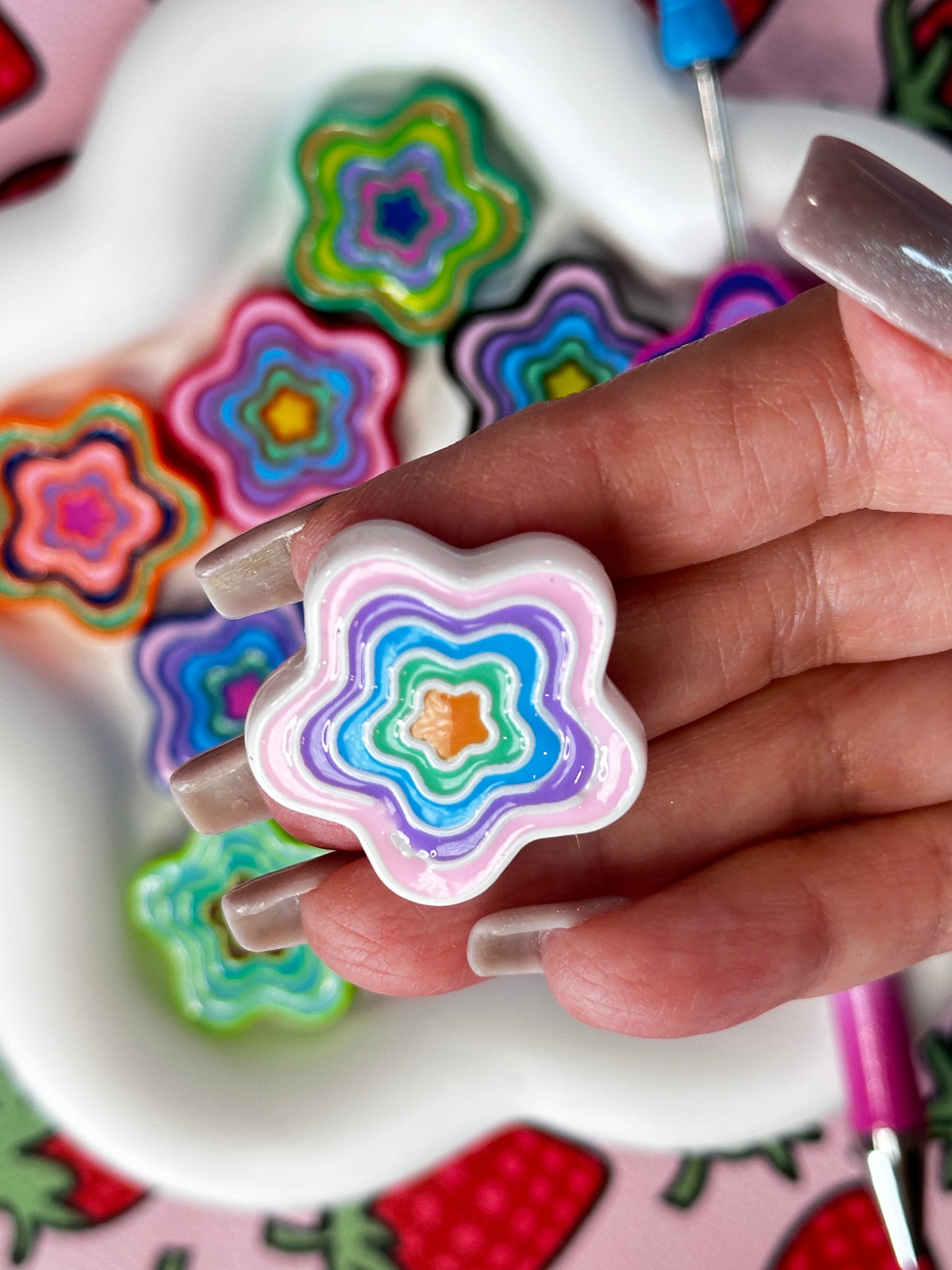 Colorful Star Shape Beads