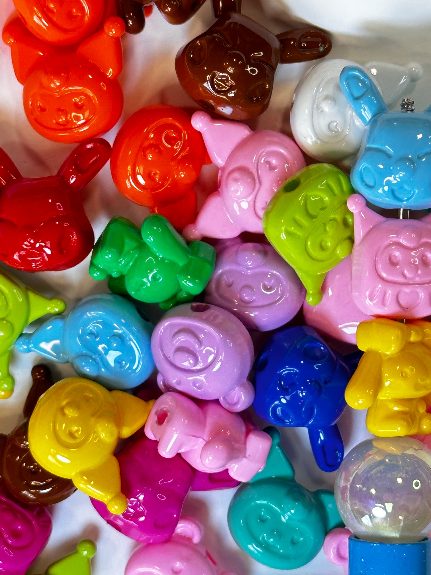 Colorful Character Beads Mix