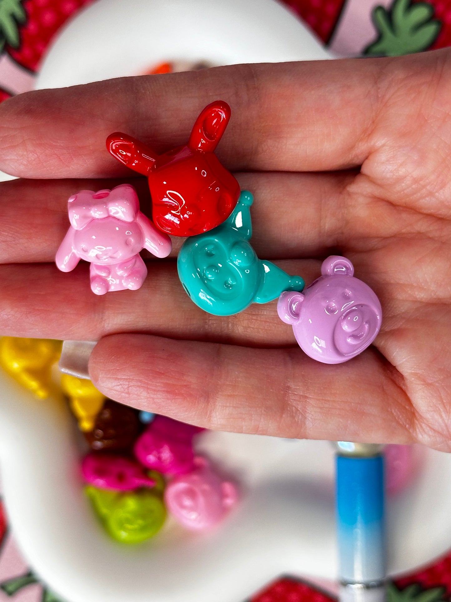 Colorful Character Beads Mix