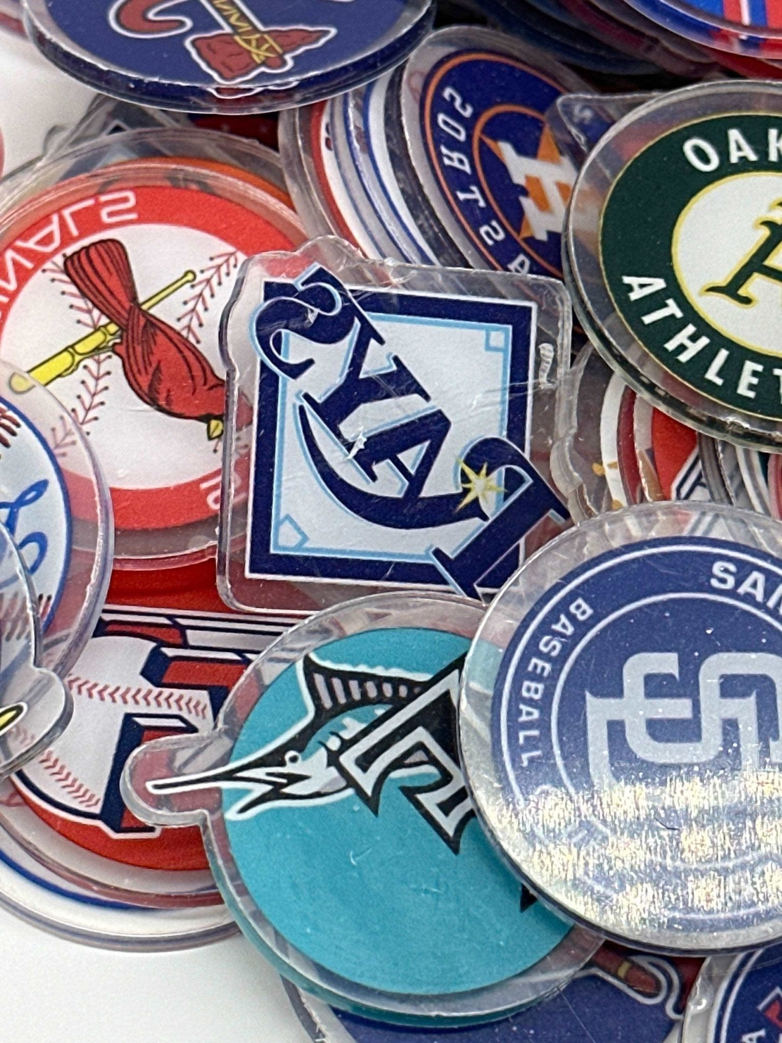 Acrylic Charms for DIY | Baseball Theme | 10 pieces - Envoga Handbags