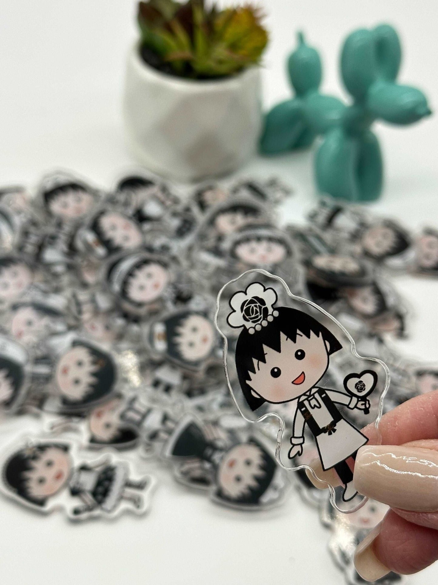 Acrylic Charms for DIY |Boy/Girl Theme | 8 pieces - Envoga Handbags