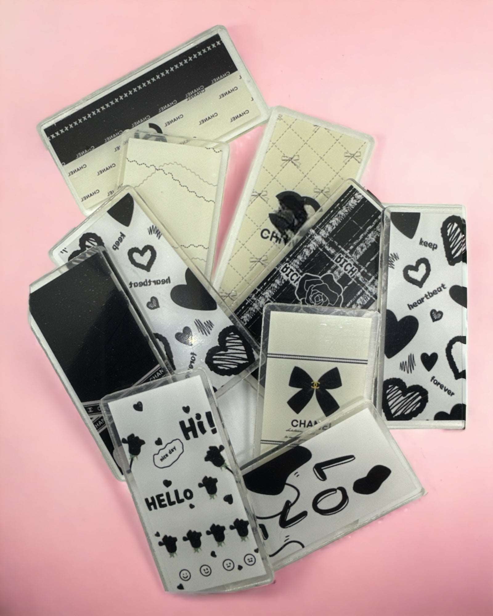 Acrylic Charms for DIY |Fashion House Theme | 10 pieces - Envoga Handbags