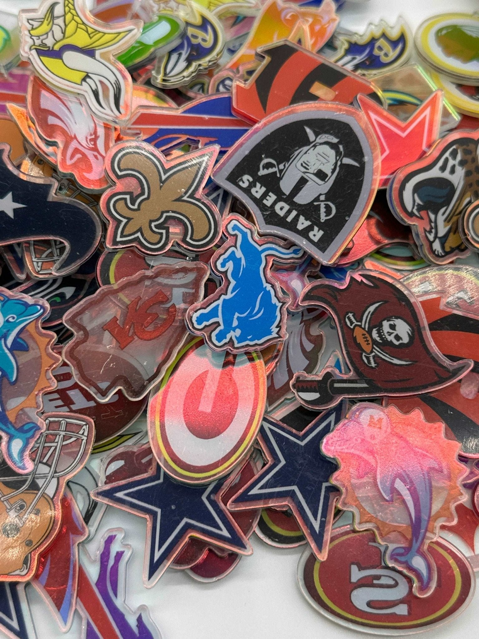 Acrylic Charms for DIY |Football Theme | 10 pieces - Envoga Handbags