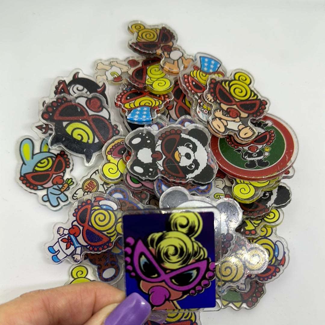 Acrylic Charms for DIY |Funky Baby Theme | 10 pieces - Envoga Handbags