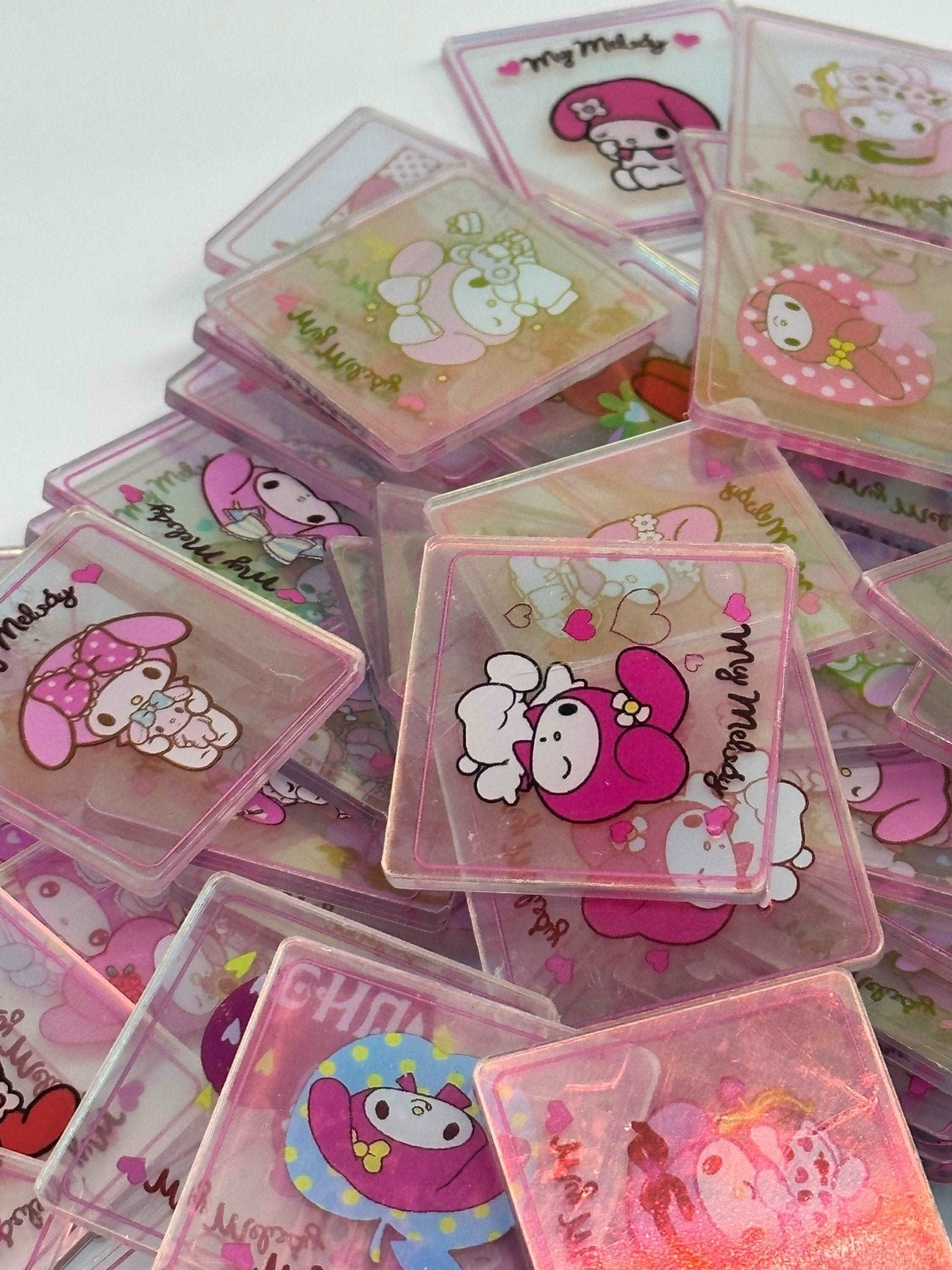 Acrylic Charms for DIY |Kawaii Bunny Theme | 10 pieces - Envoga Handbags