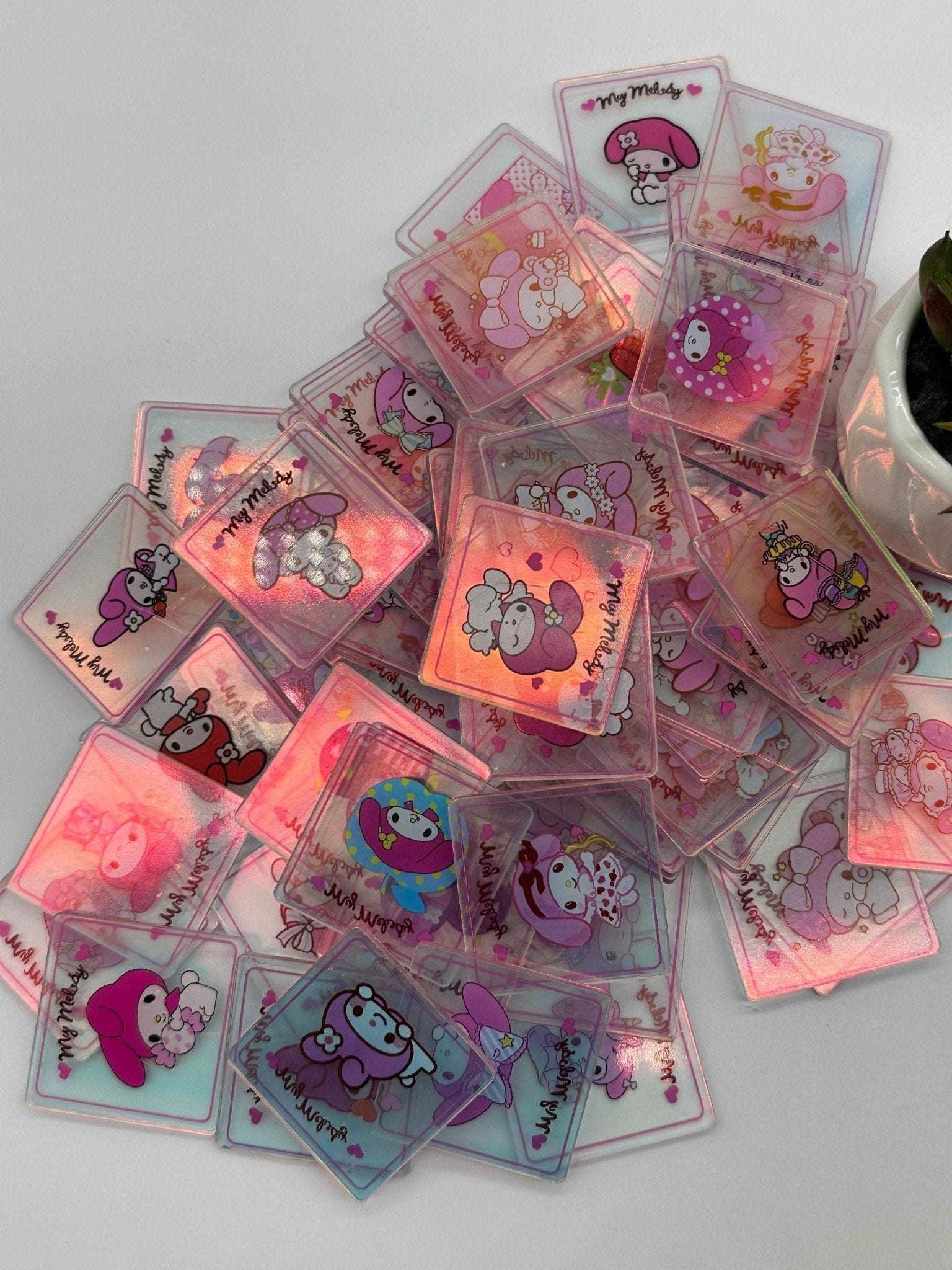 Acrylic Charms for DIY |Kawaii Bunny Theme | 10 pieces - Envoga Handbags