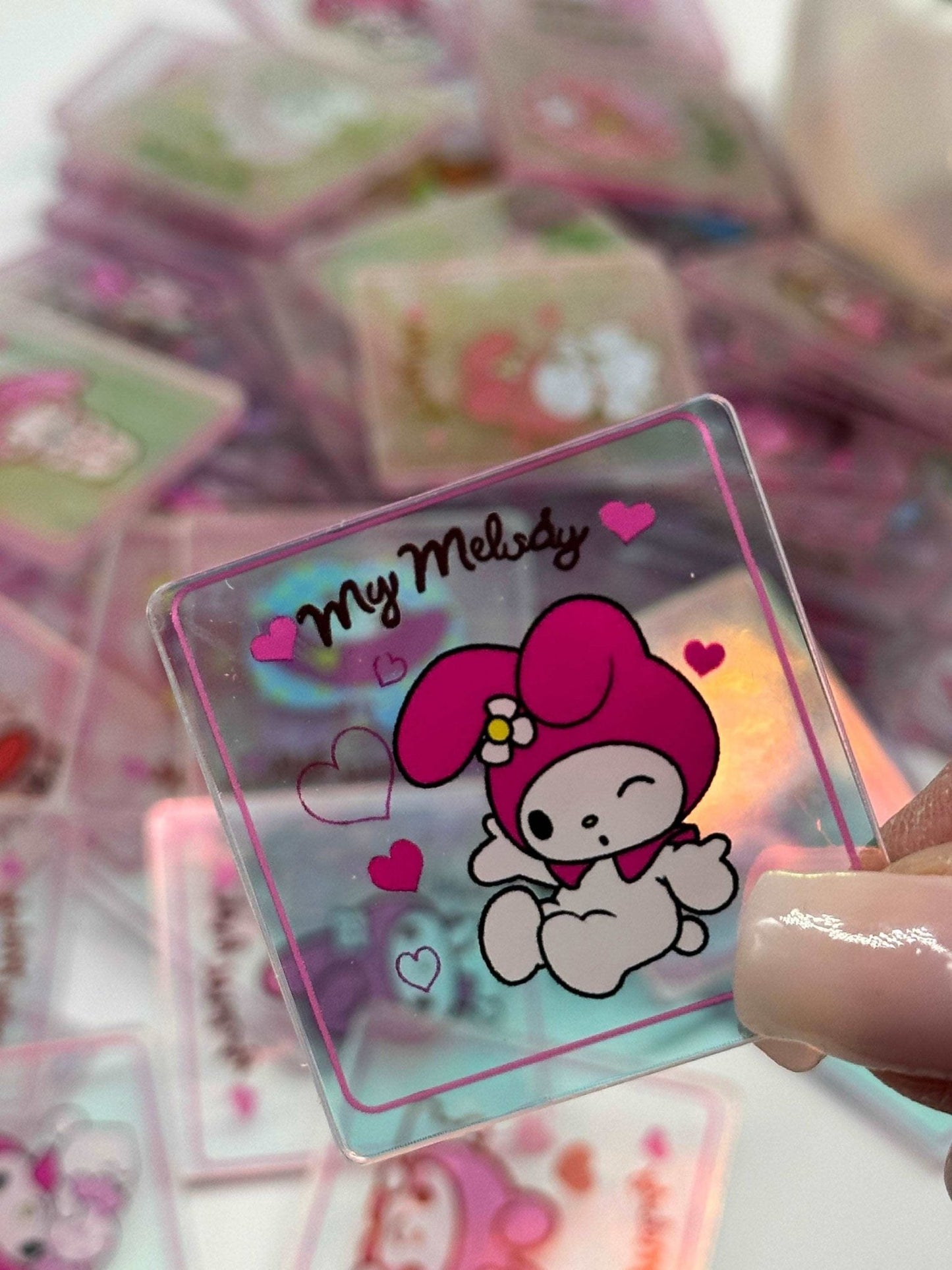 Acrylic Charms for DIY |Kawaii Bunny Theme | 10 pieces - Envoga Handbags