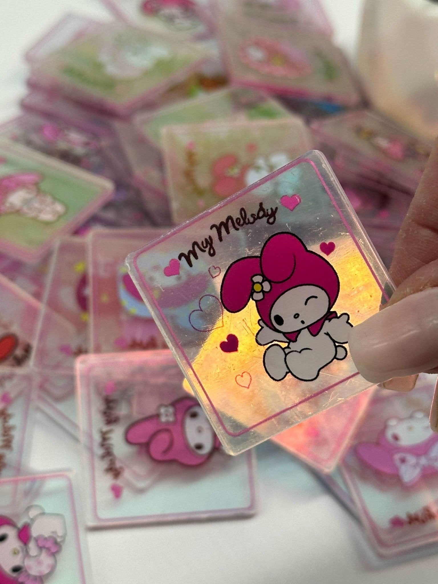 Acrylic Charms for DIY |Kawaii Bunny Theme | 10 pieces - Envoga Handbags