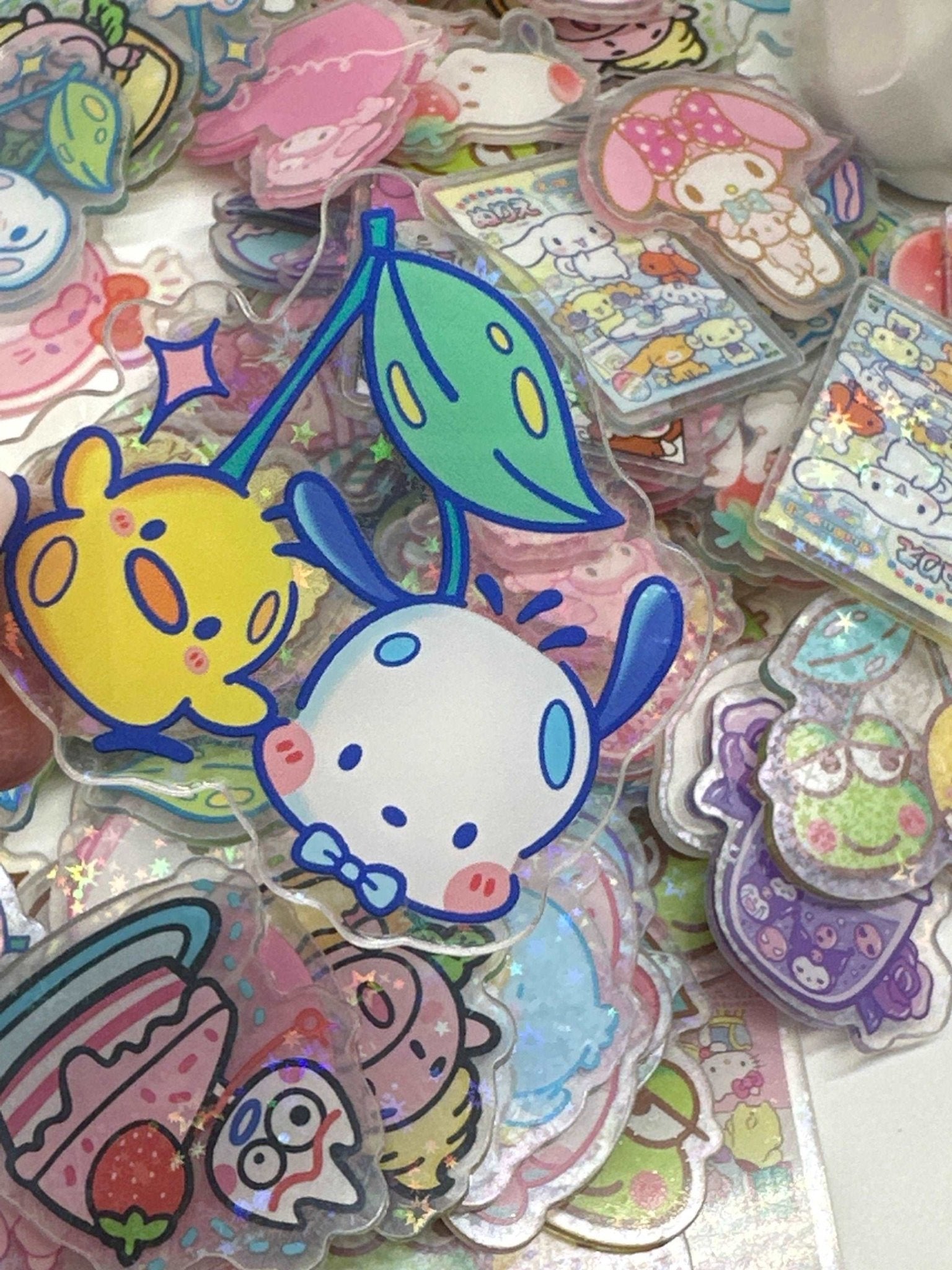 Acrylic Charms for DIY |Kawaii Characters Theme | 10 pieces - Envoga Handbags
