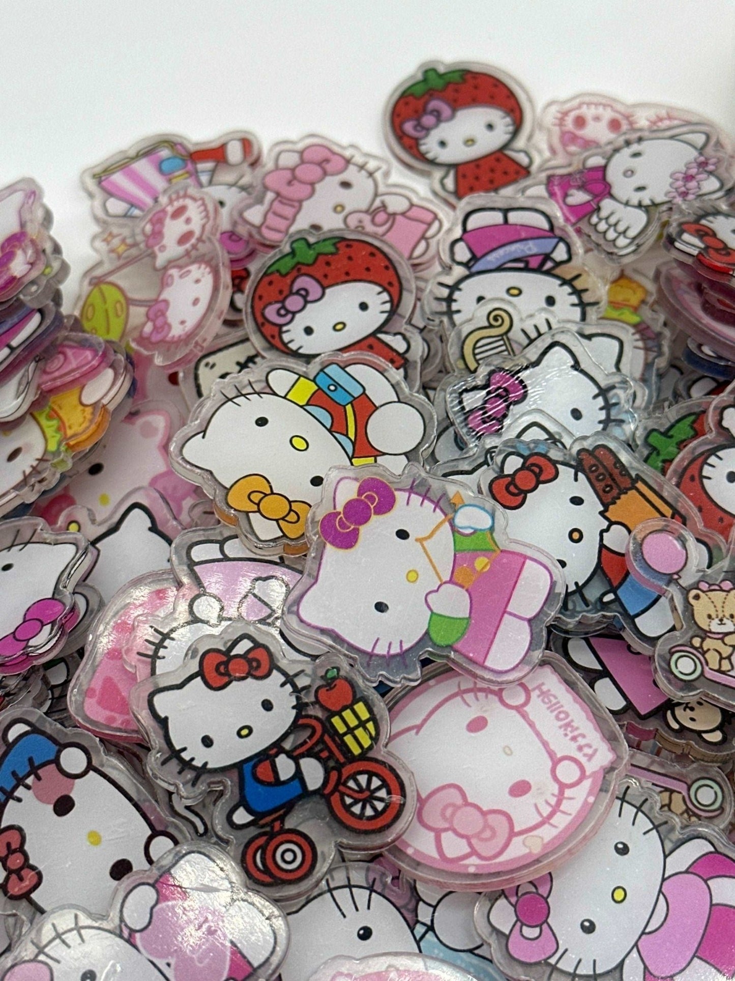 Acrylic Charms for DIY |Kawaii Kitty Cat Theme | 10 pieces - Envoga Handbags