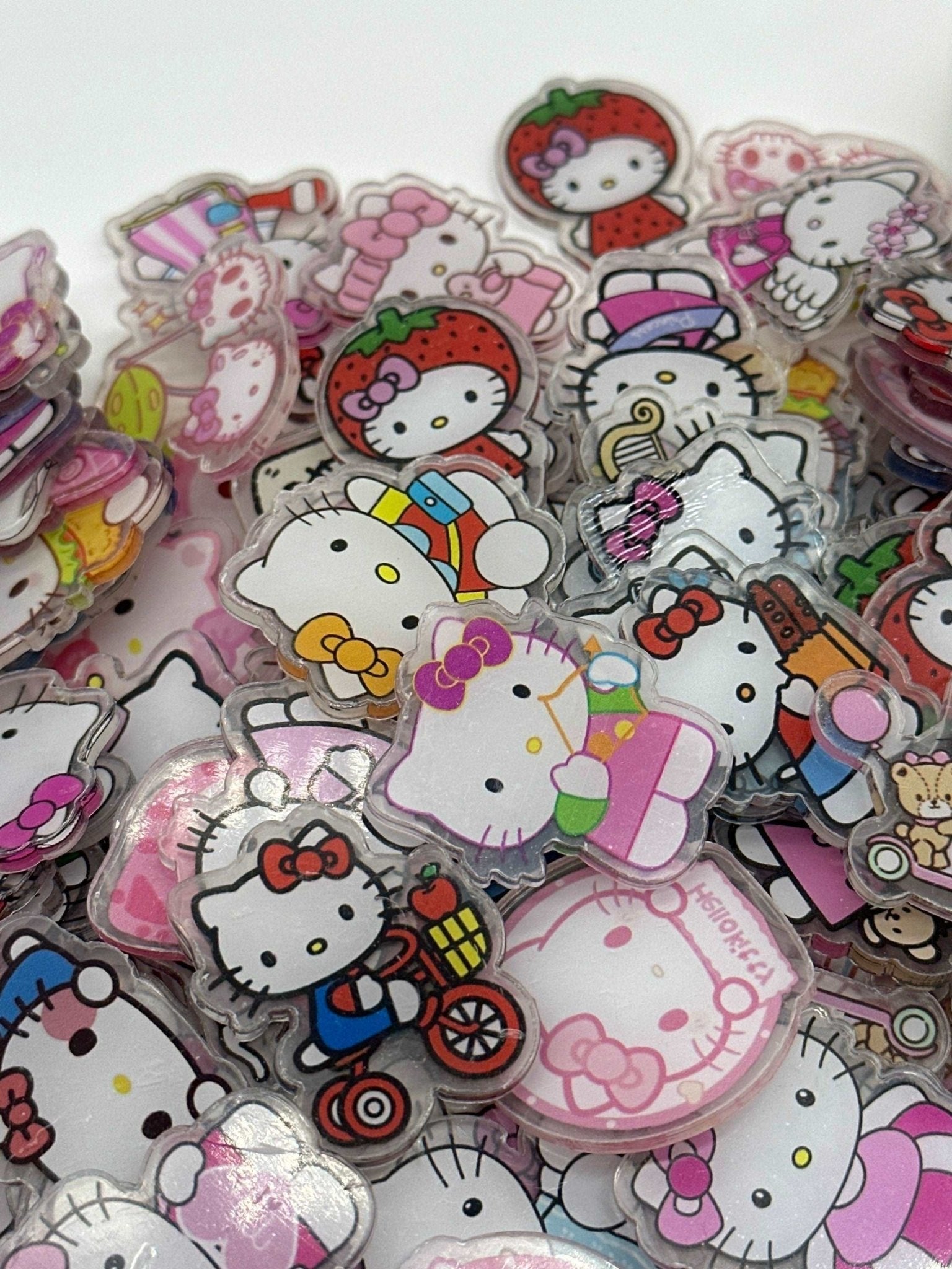 Acrylic Charms for DIY |Kawaii Kitty Cat Theme | 10 pieces - Envoga Handbags