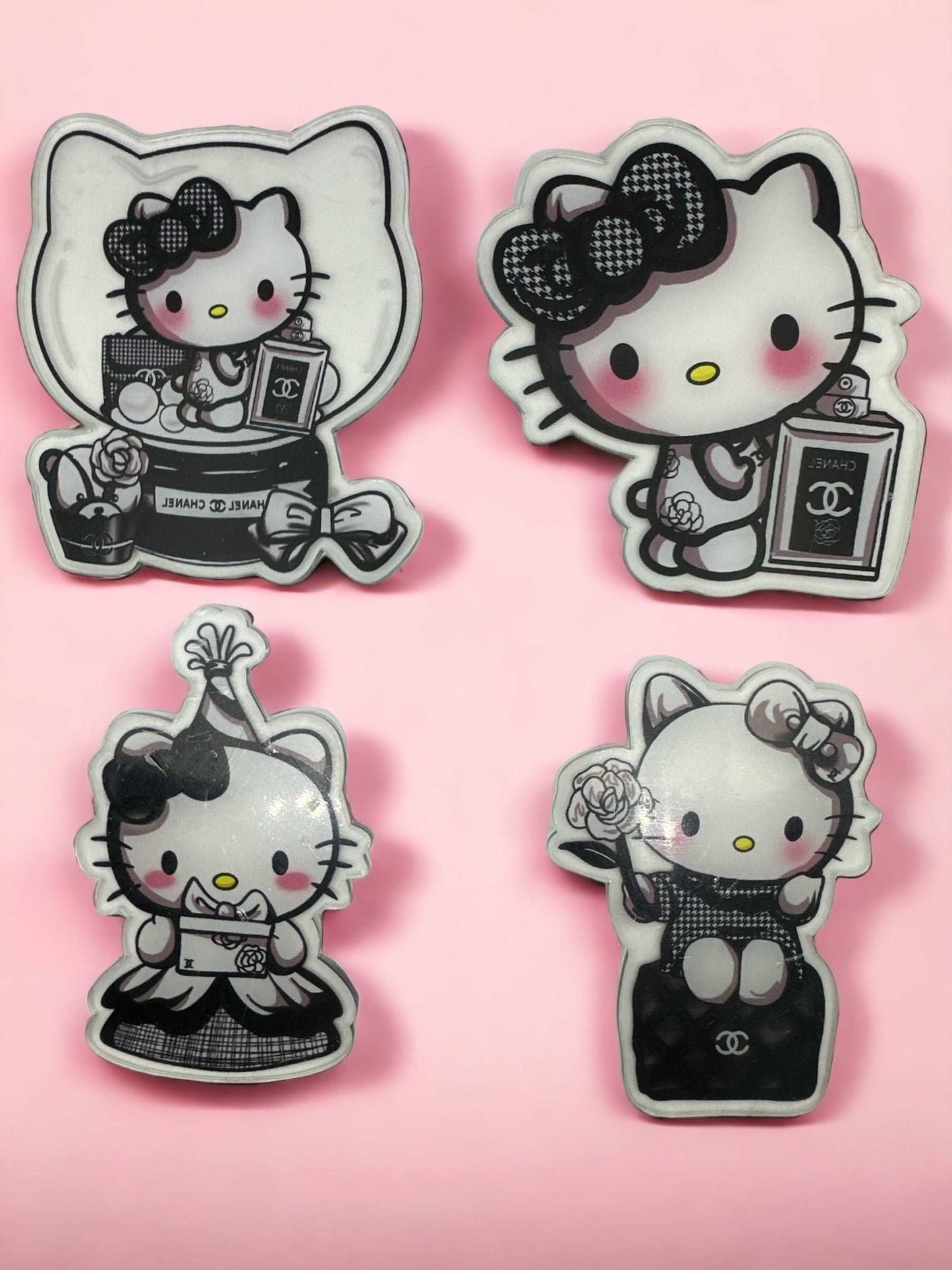Acrylic Charms for DIY | Kitty Cat Theme | 2 pieces - Envoga HandbagsFlatback Charms