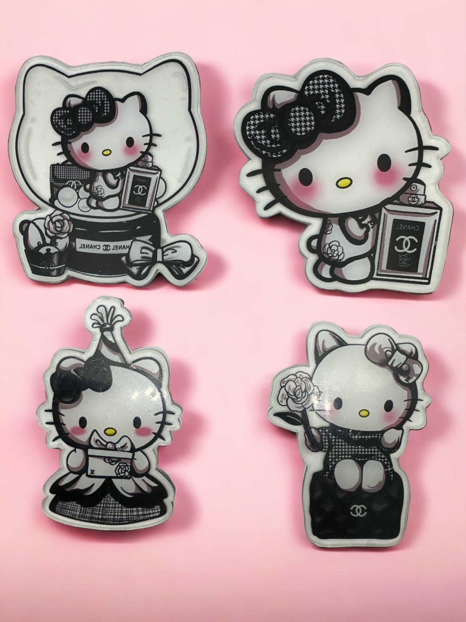 Acrylic Charms for DIY | Kitty Cat Theme | 2 pieces - Envoga HandbagsFlatback Charms