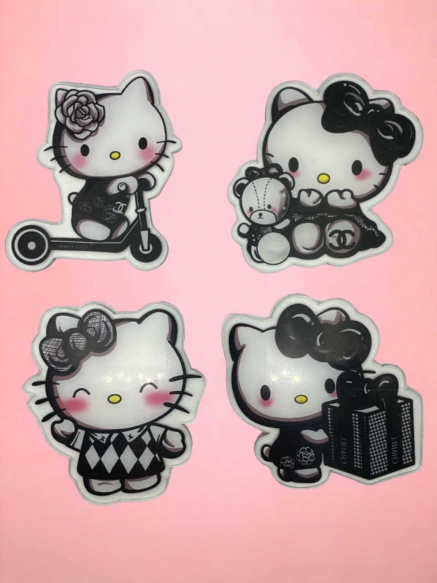 Acrylic Charms for DIY | Kitty Cat Theme | 2 pieces - Envoga HandbagsFlatback Charms