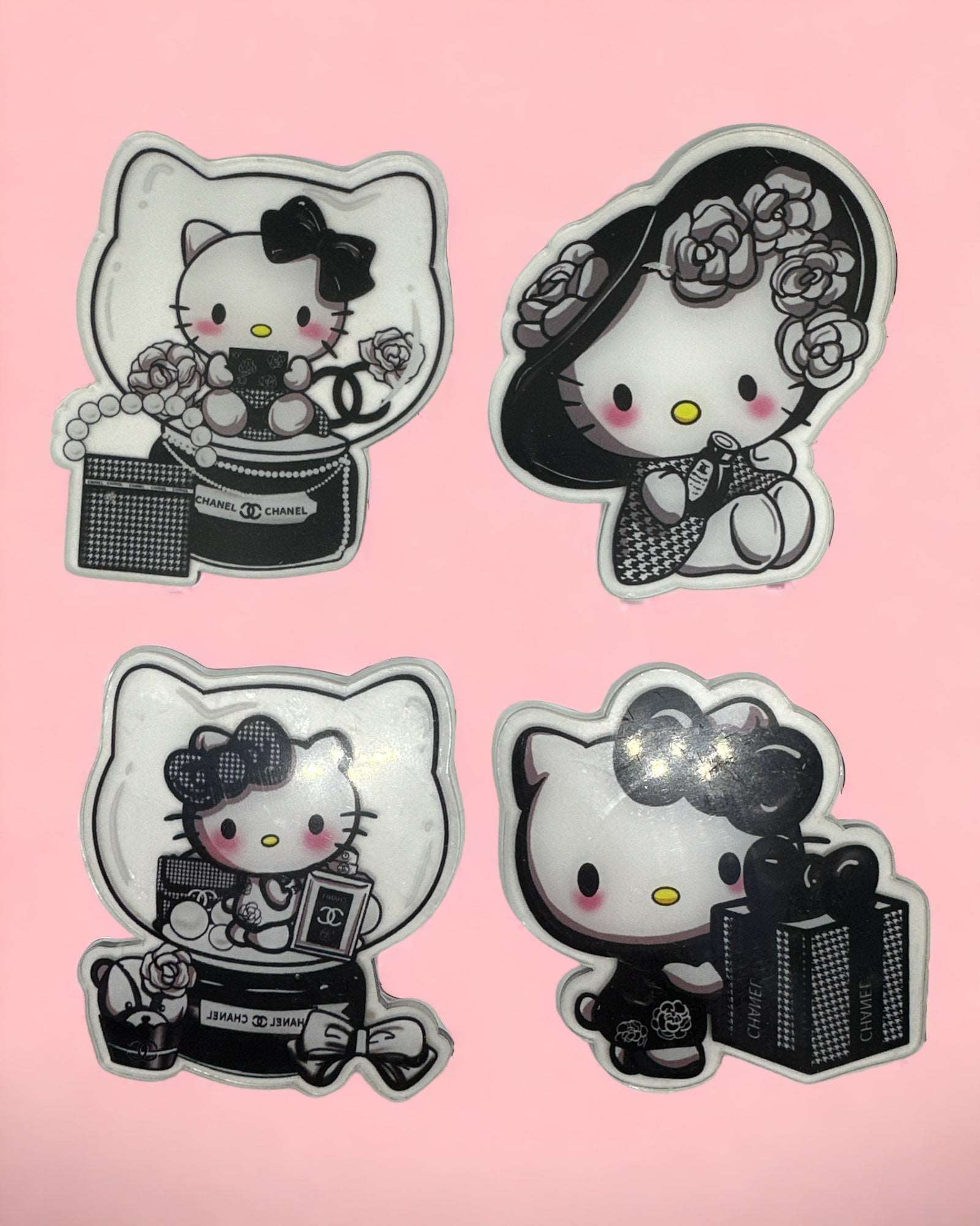 Acrylic Charms for DIY | Kitty Cat Theme | 2 pieces - Envoga HandbagsFlatback Charms
