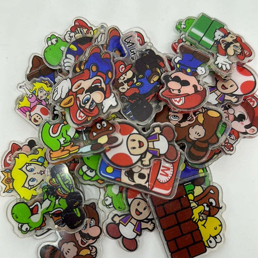 Acrylic Charms for DIY |Video Games Theme | 10 pieces - Envoga Handbags