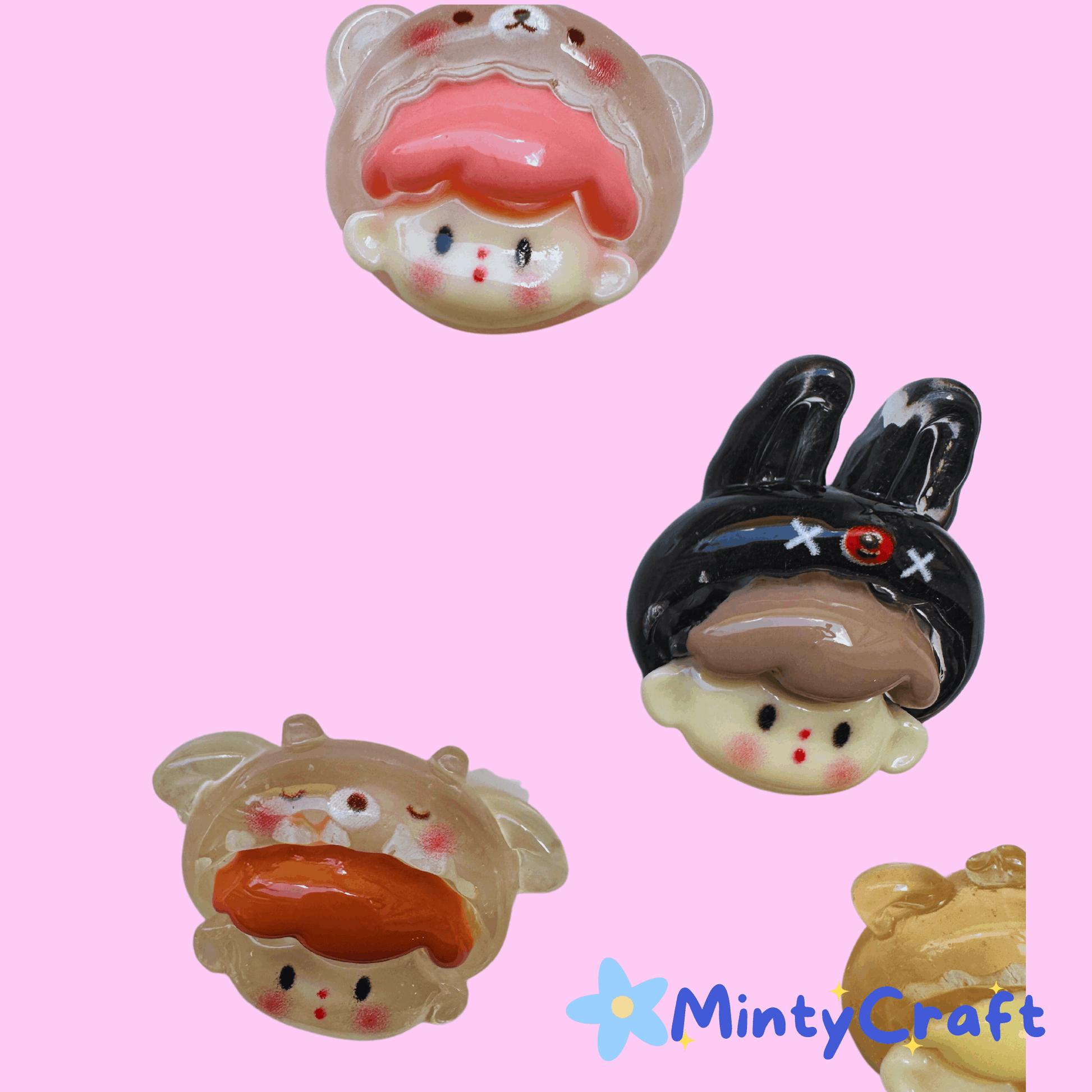 Baby Animal Charms - Envoga HandbagsFlatback Charms