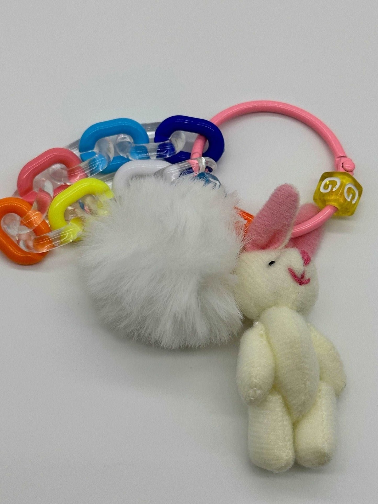 Beaded keychain, gifts for daughter, gift for a girlfriend, purse, charm, phone, charm, bunny keychain - Envoga Handbags