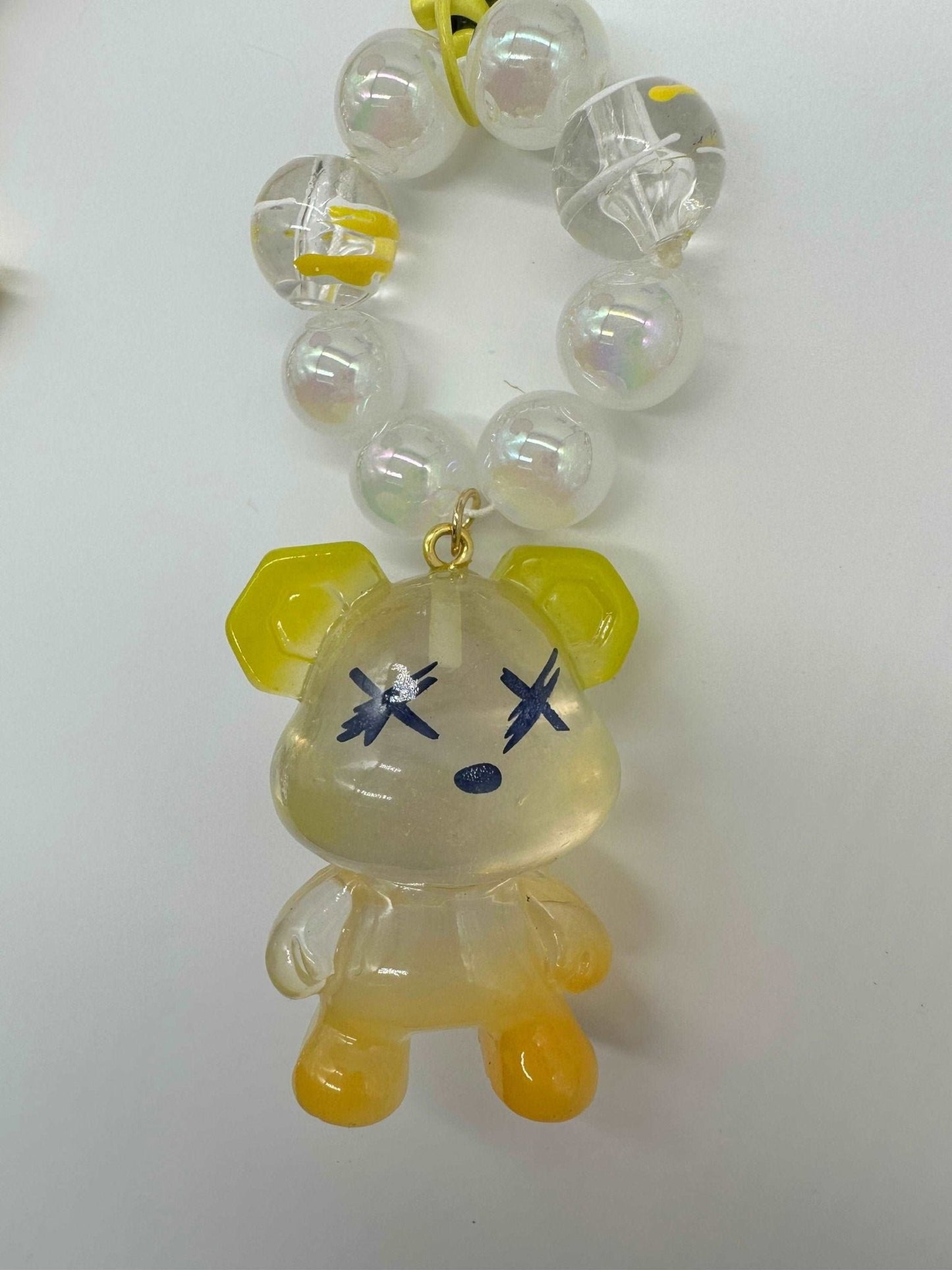 Beaded keychain, gifts for daughter, gift for a girlfriend, purse, charm, phone, charm, laser bear keychain - Envoga Handbags