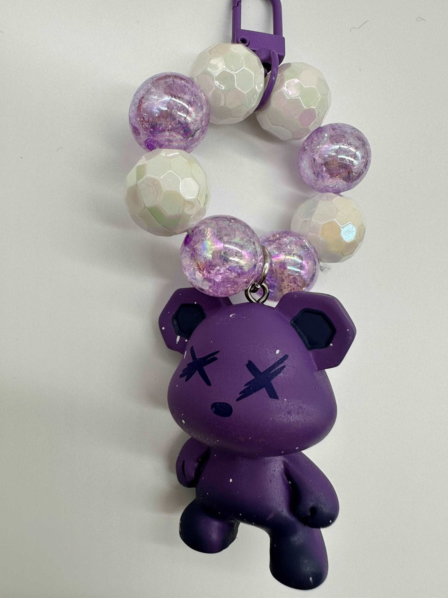 Beaded keychain, gifts for daughter, gift for a girlfriend, purse, charm, phone, charm, laser bear keychain - Envoga Handbags
