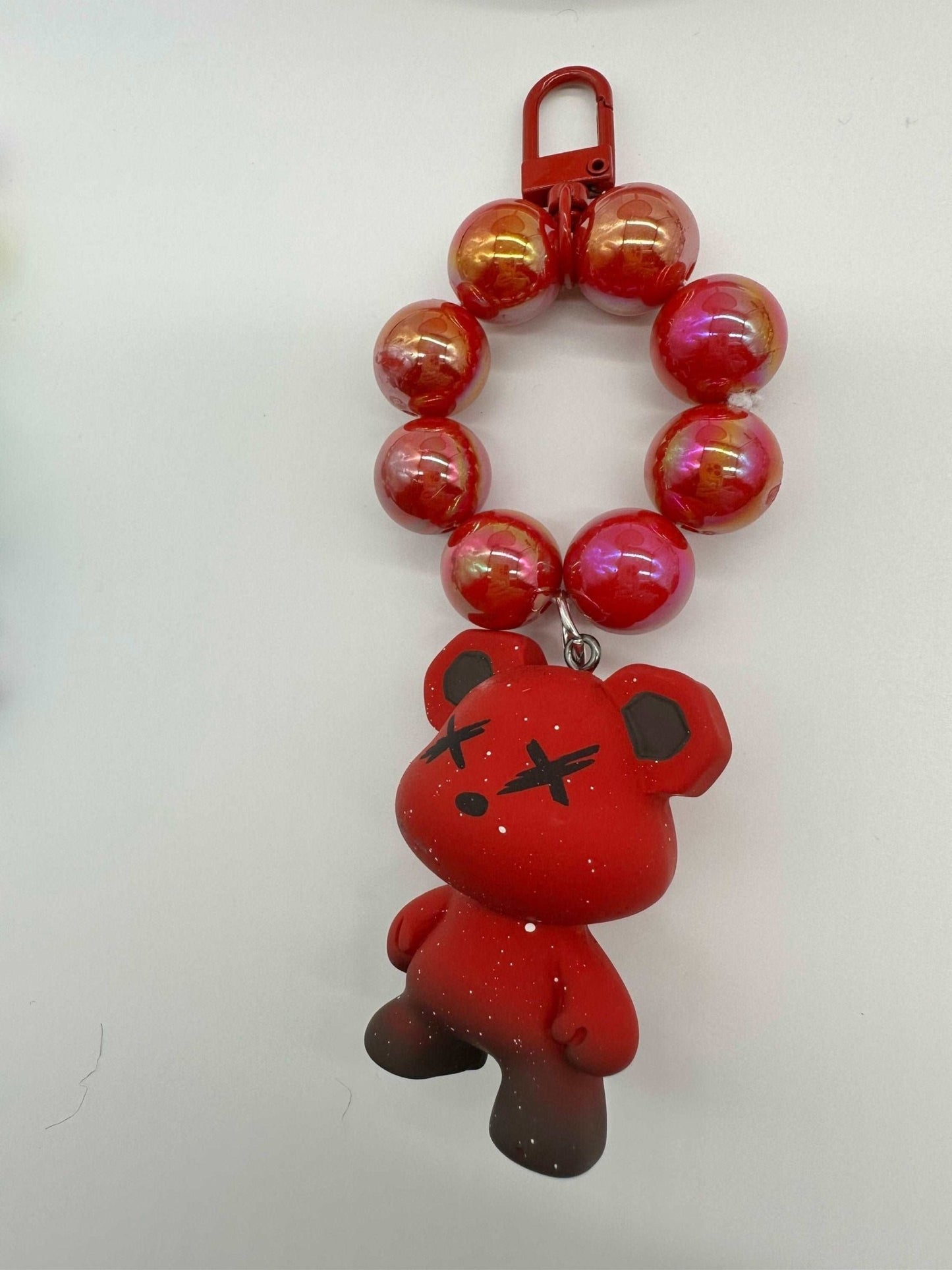 Beaded keychain, gifts for daughter, gift for a girlfriend, purse, charm, phone, charm, laser bear keychain - Envoga Handbags