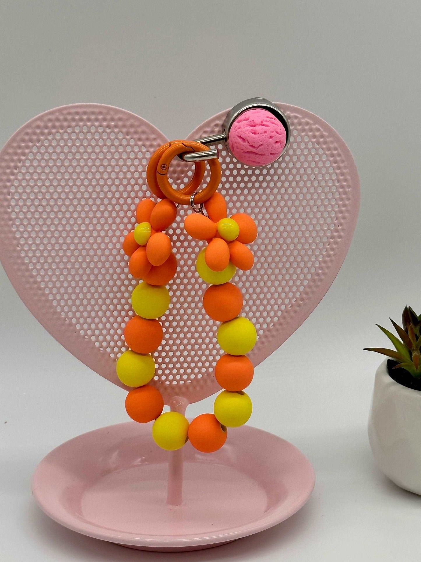 Beaded Keychains & Charms – Perfect Gift for Daughters & Girlfriends | Flower & Purse Charms - Envoga Handbags