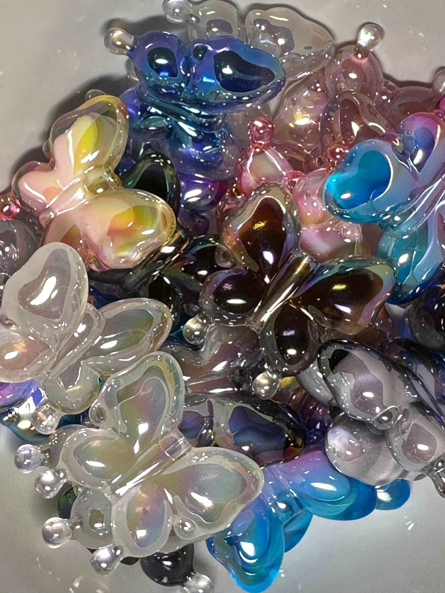 Butterfly Shape Acrylic Beads - Envoga Handbags