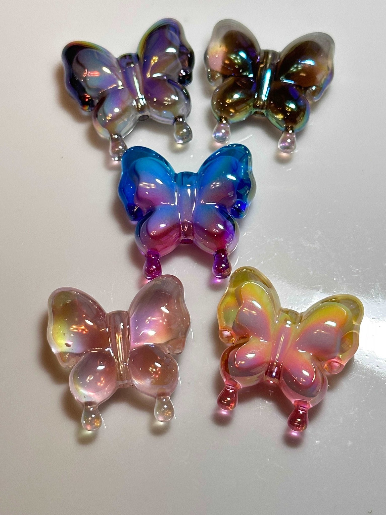 Butterfly Shape Acrylic Beads - Envoga Handbags