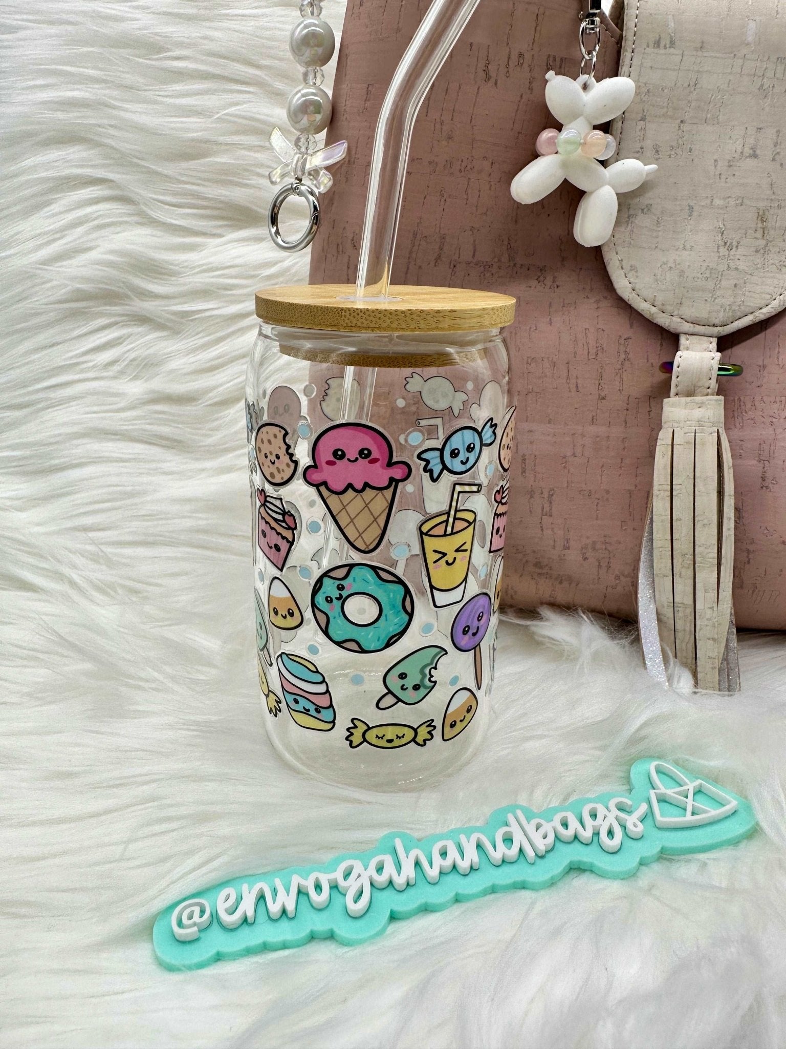 Candy Pop Kawaii Glass Can Beverage Cup - Envoga HandbagsGlassware