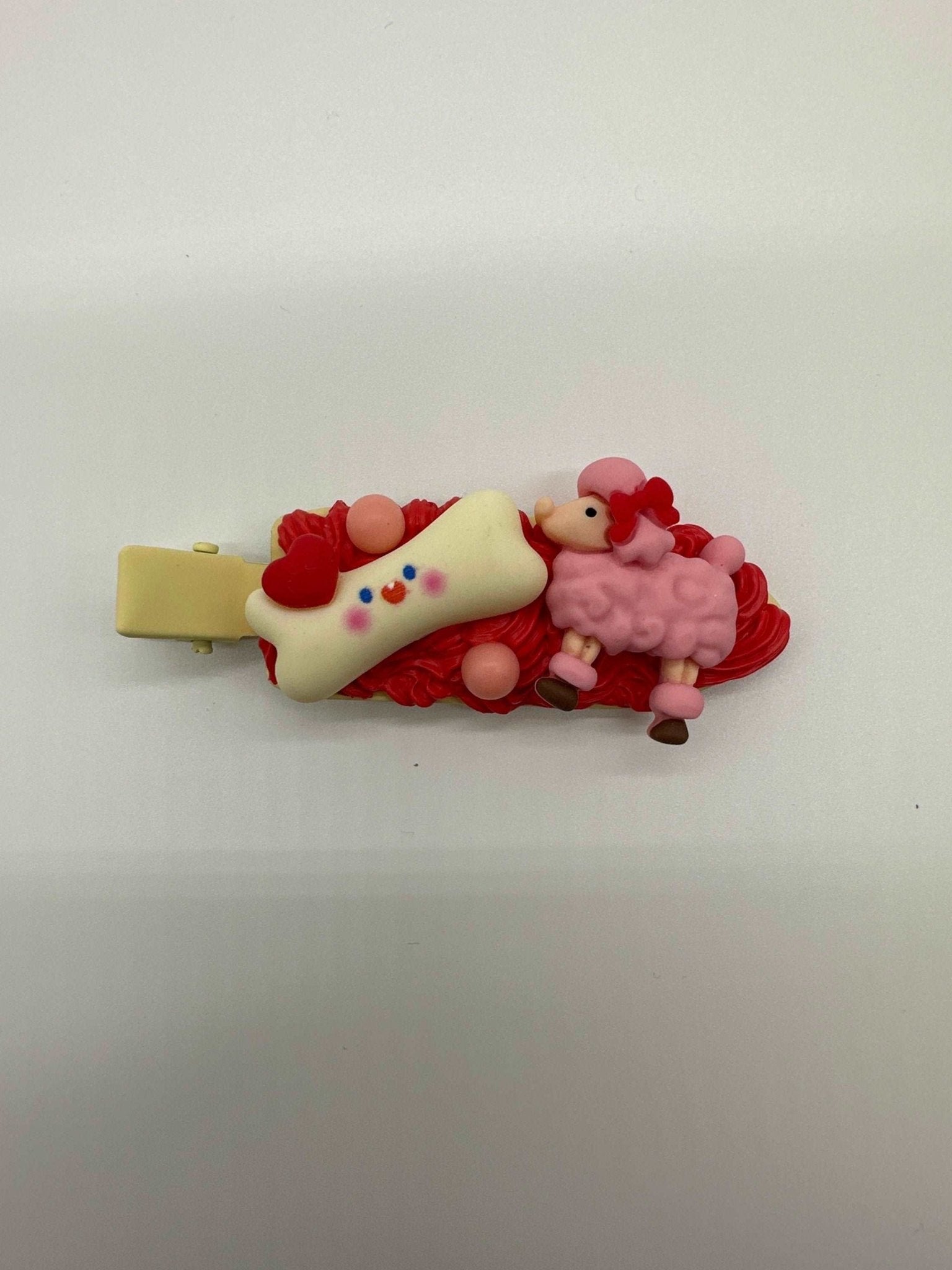 Hair clips, Kawaii style, cream glue, accessories, one - of - a - kind, decoden clips - Envoga Handbags