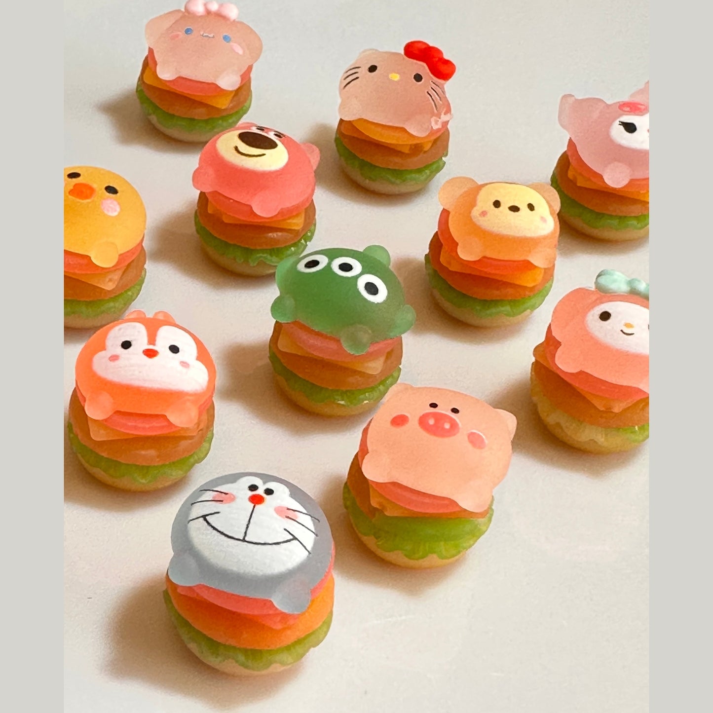 Burger Character Charms Luminous Glow