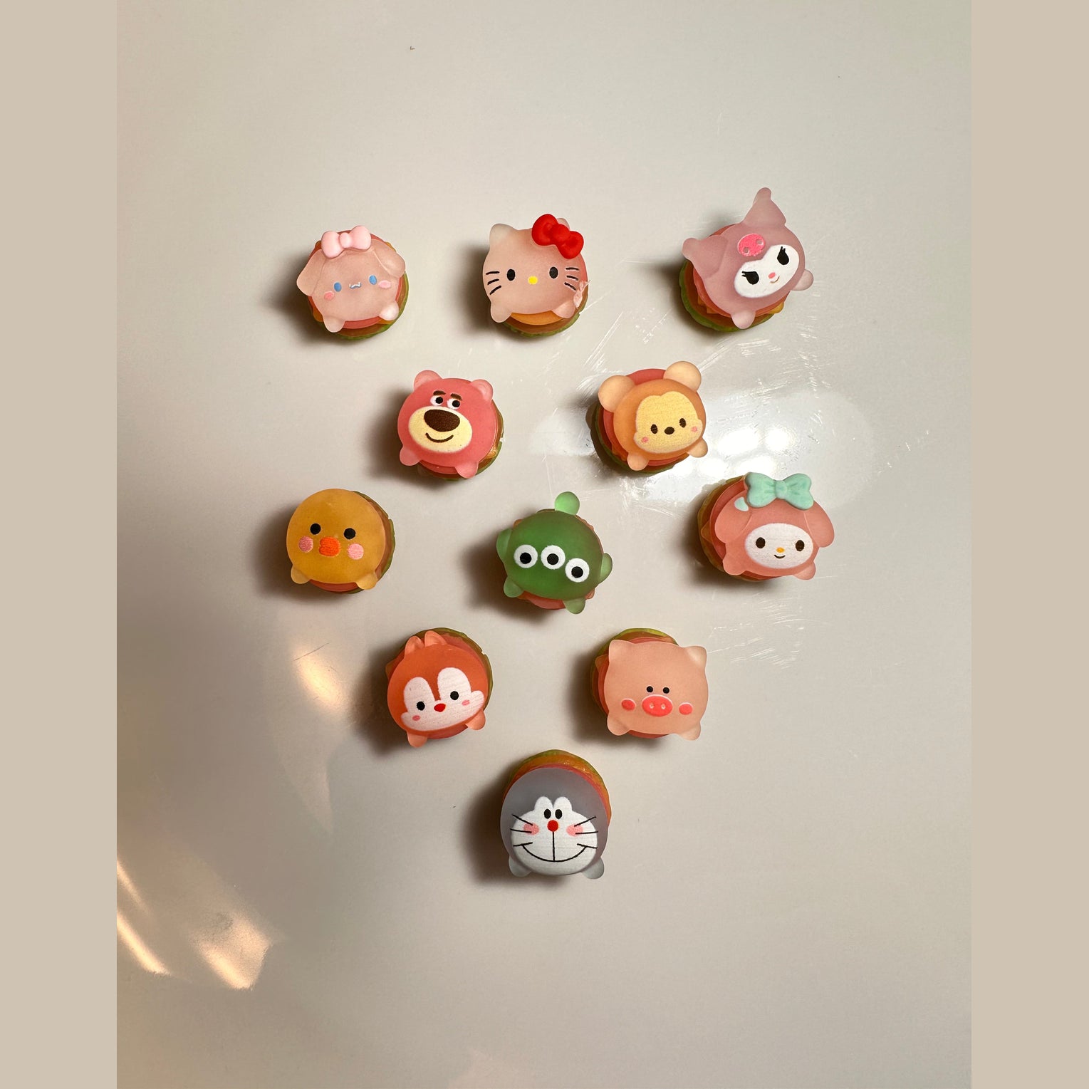 Burger Character Charms Luminous Glow