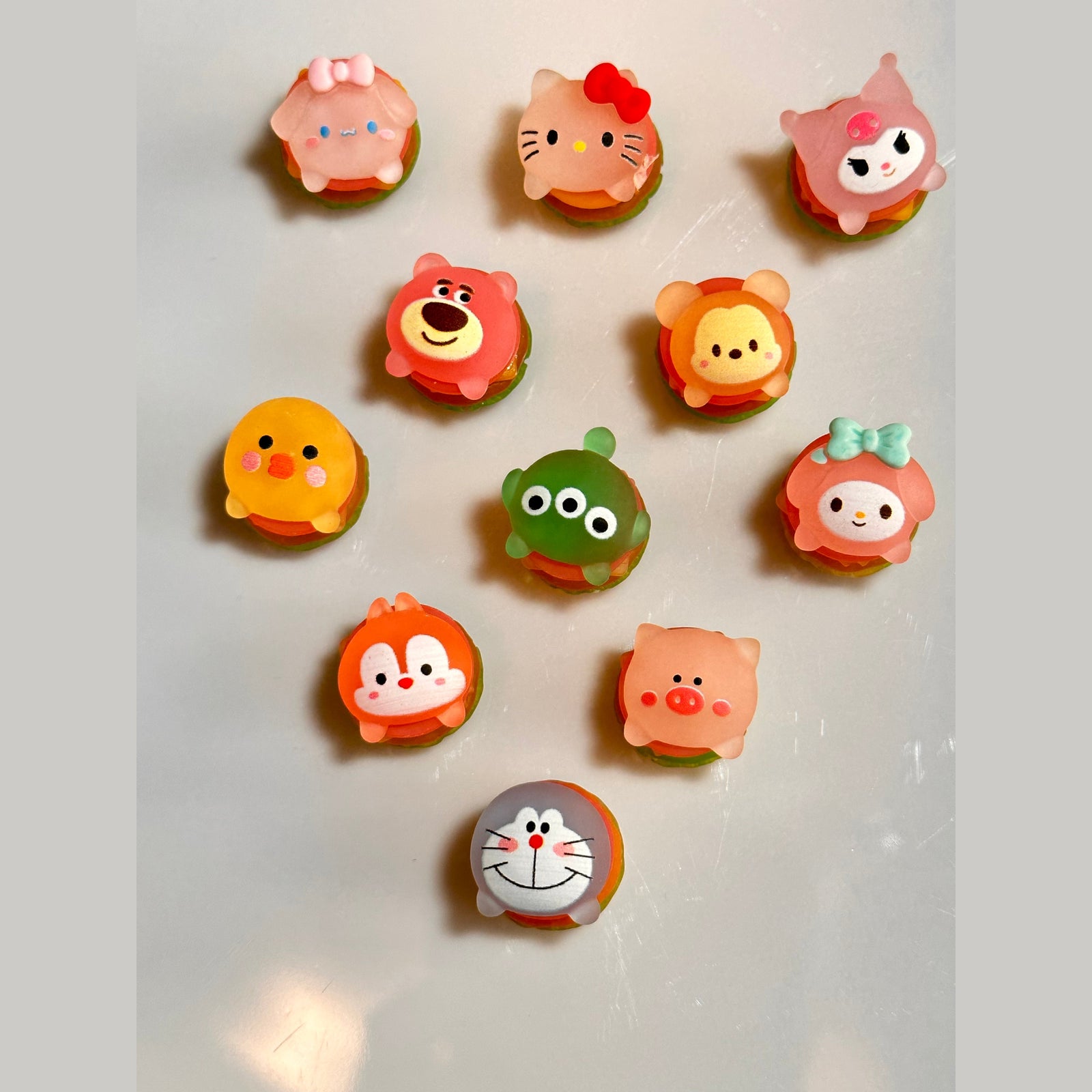Burger Character Charms Luminous Glow