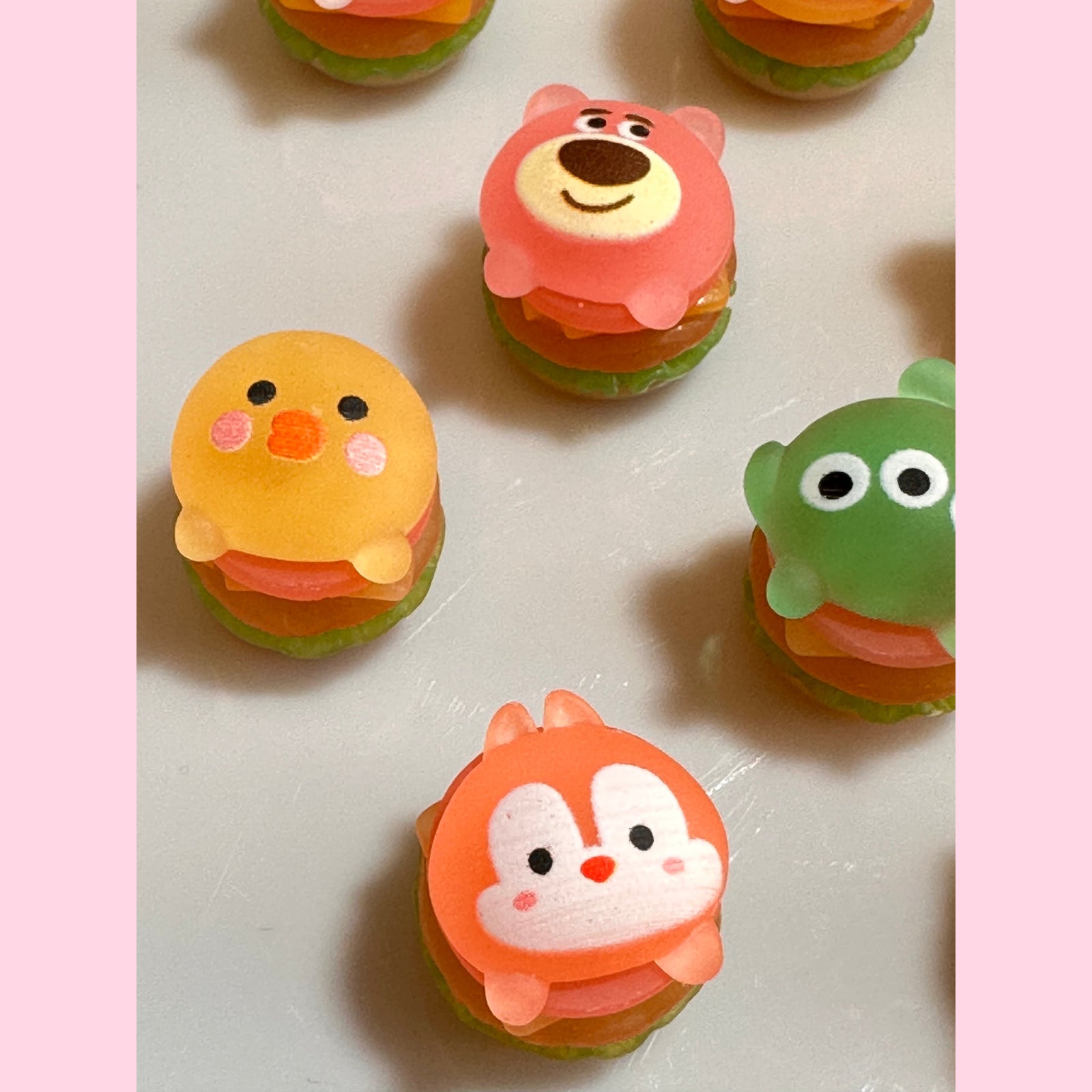 Burger Character Charms Luminous Glow