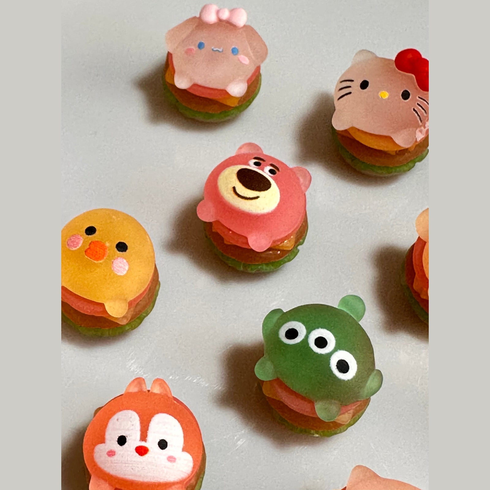 Burger Character Charms Luminous Glow