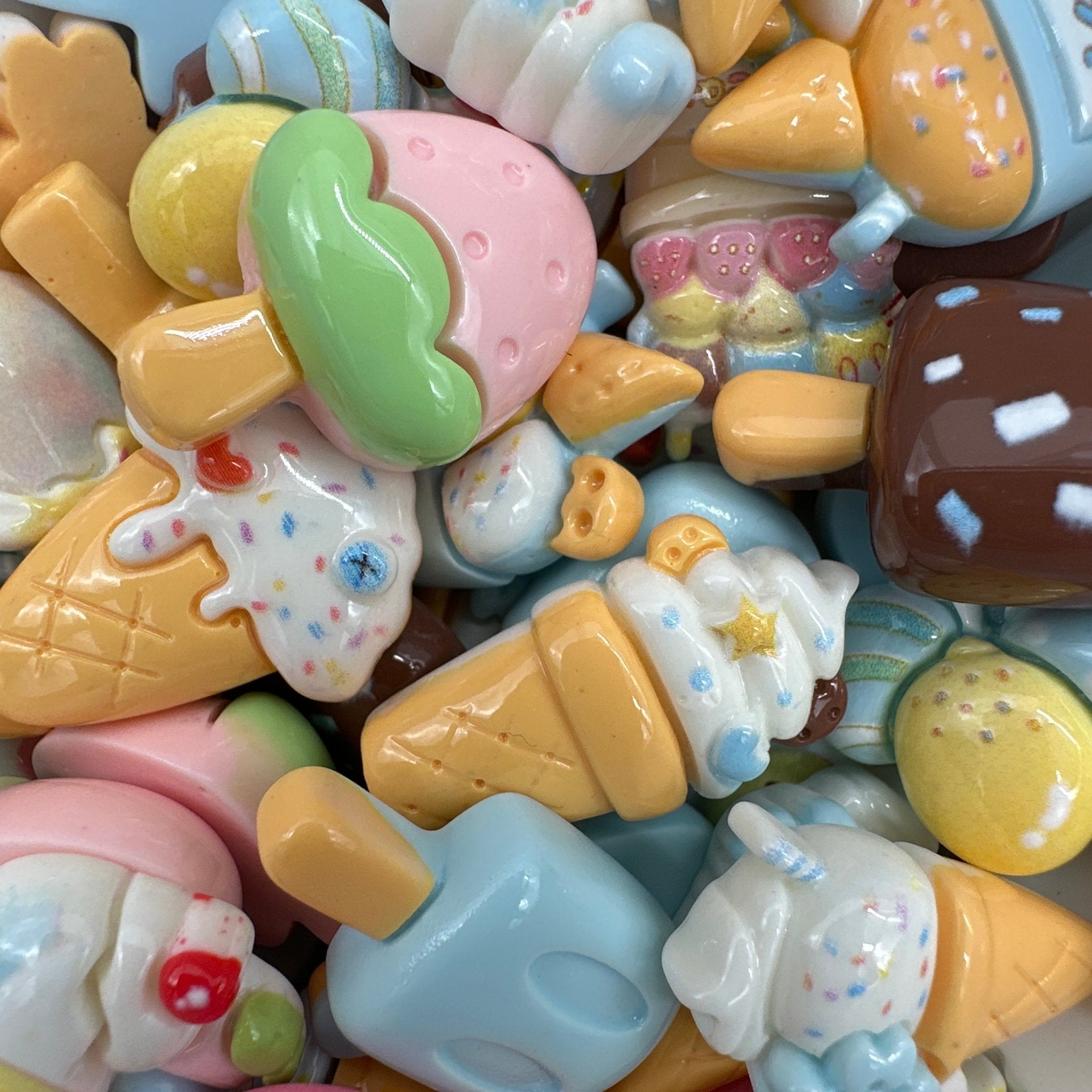 Yummy Ice Cream Treats Resin Charms – Minty Crafts